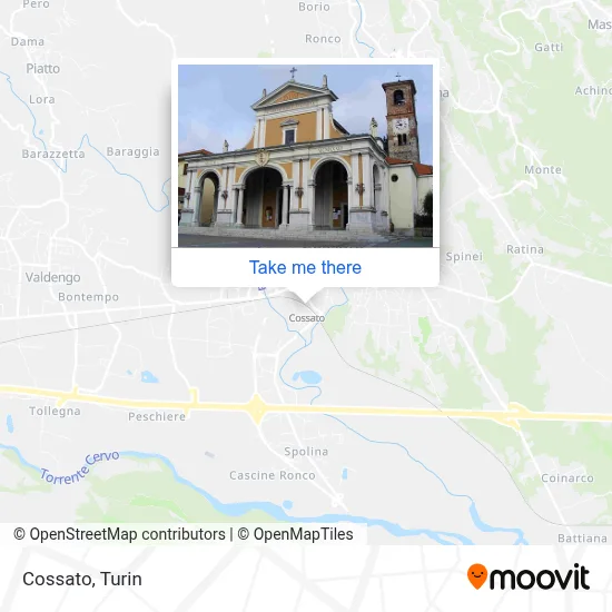Cossato map