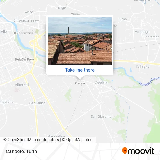 Candelo map