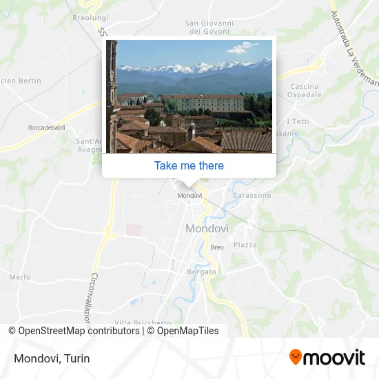 Mondovi map