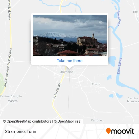 Strambino map