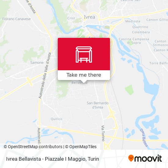 Ivrea Bellavista - Piazzale I Maggio map