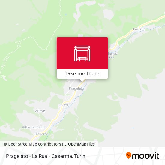 Pragelato - La Rua' - Caserma map