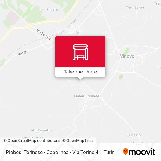 Piobesi Torinese - Capolinea - Via Torino  41 map