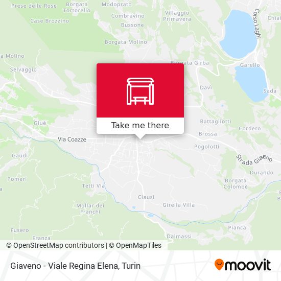 Giaveno - Viale Regina Elena map