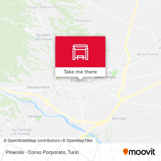 Pinerolo - Corso Porporato map