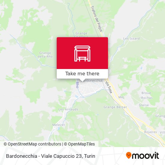 Bardonecchia - Viale Capuccio 23 map