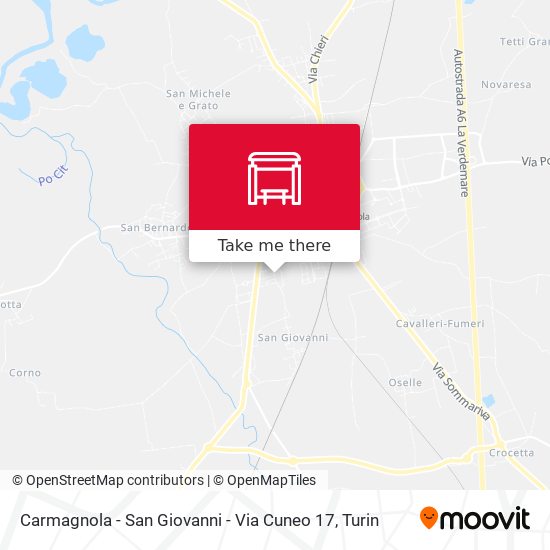 Carmagnola - San Giovanni - Via Cuneo 17 map
