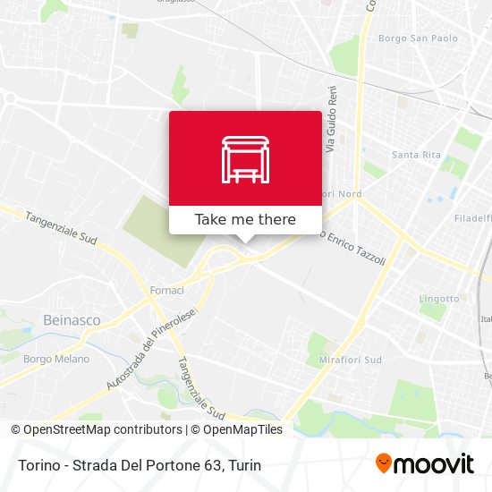 Torino - Strada Del Portone 63 map