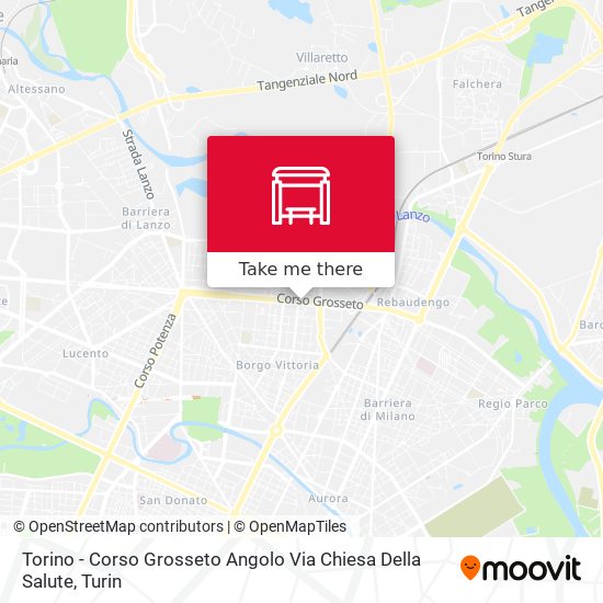 Torino - Corso Grosseto Angolo Via Chiesa Della Salute map