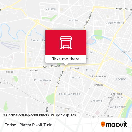 Torino - Piazza Rivoli map