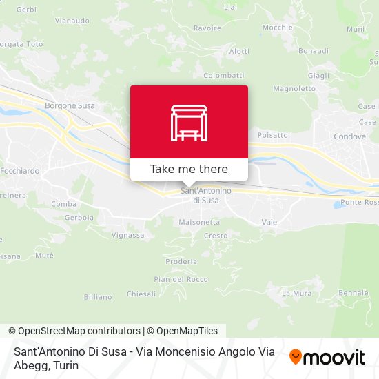 Sant'Antonino Di Susa - Via Moncenisio Angolo Via Abegg map