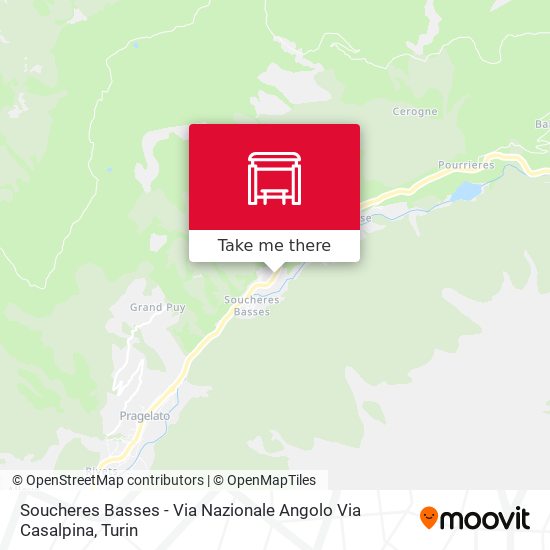 Soucheres Basses - Via Nazionale Angolo Via Casalpina map