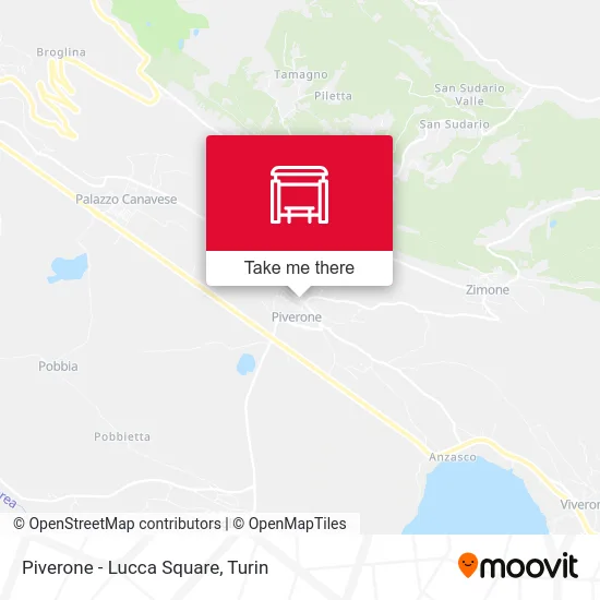 Piverone - Lucca Square map