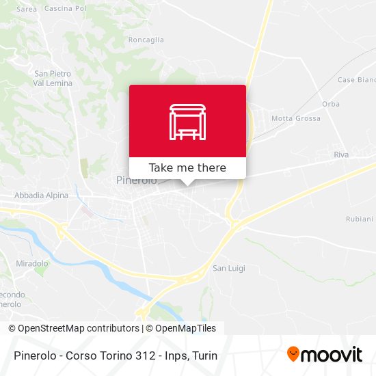 Pinerolo - Corso Torino  312 - Inps map