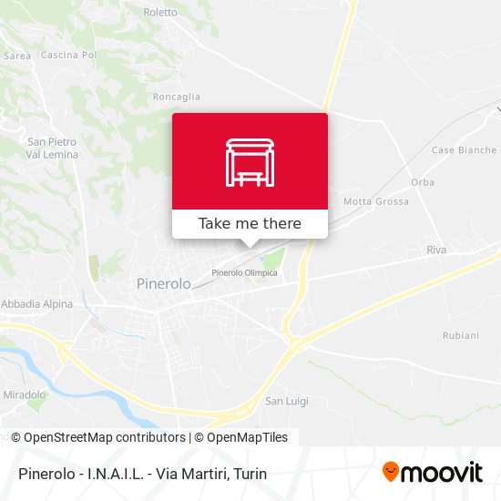 Pinerolo - I.N.A.I.L. - Via Martiri map
