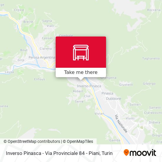 Inverso Pinasca - Via Provinciale  84 - Piani map