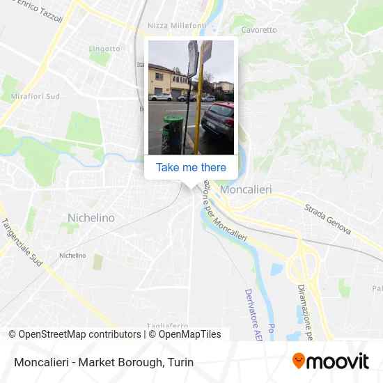 Moncalieri - Market Borough map