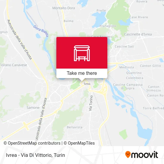 Ivrea - Via Di Vittorio map