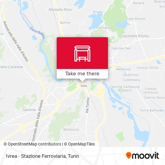 Ivrea - Stazione Ferroviaria map