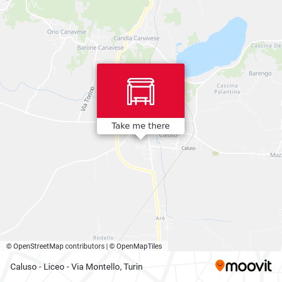 Caluso - Liceo - Via Montello map