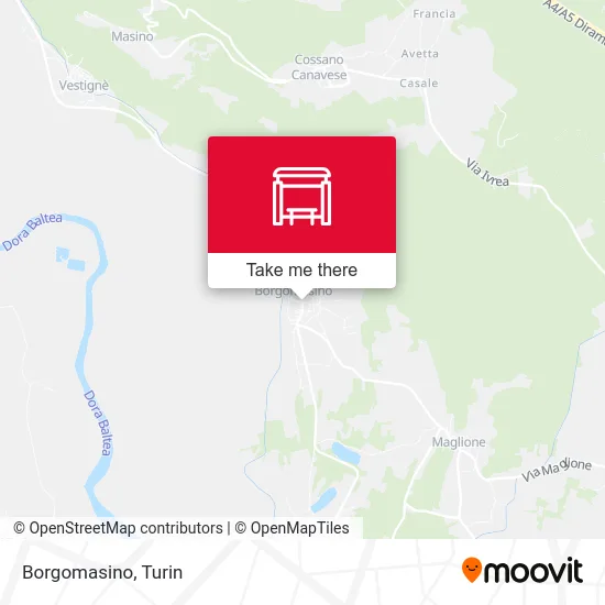 Borgomasino map