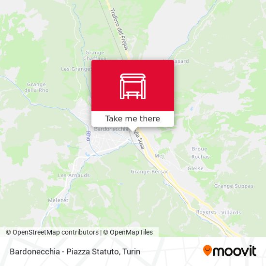 Bardonecchia - Piazza Statuto map