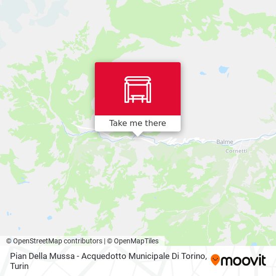 Pian Della Mussa - Acquedotto Municipale Di Torino map