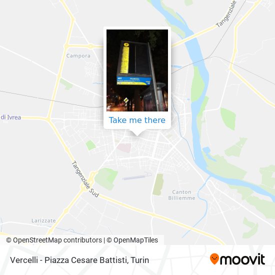 Vercelli - Piazza Cesare Battisti map