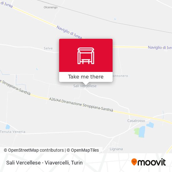 Sali Vercellese - Viavercelli map