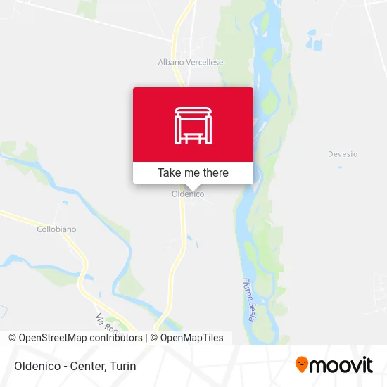 Oldenico - Center map