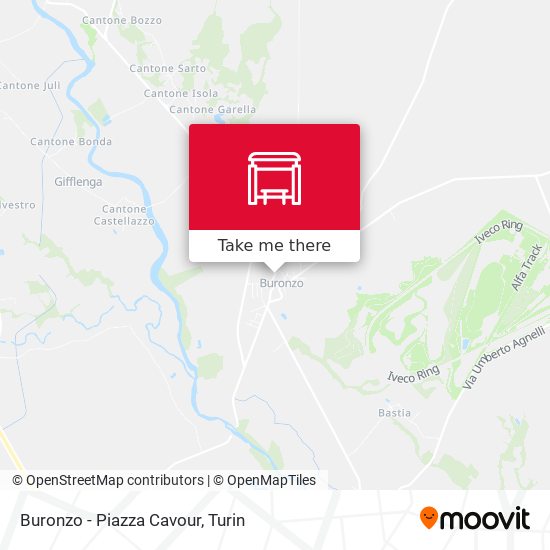 Buronzo - Piazza Cavour map