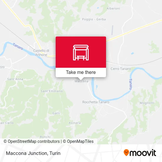 Maccona Junction map