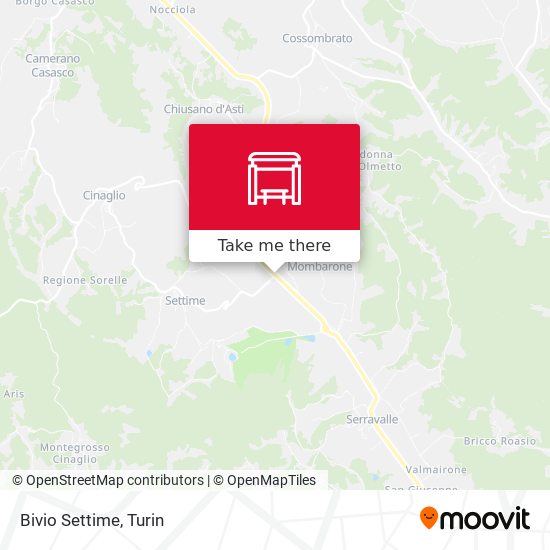 Bivio Settime map