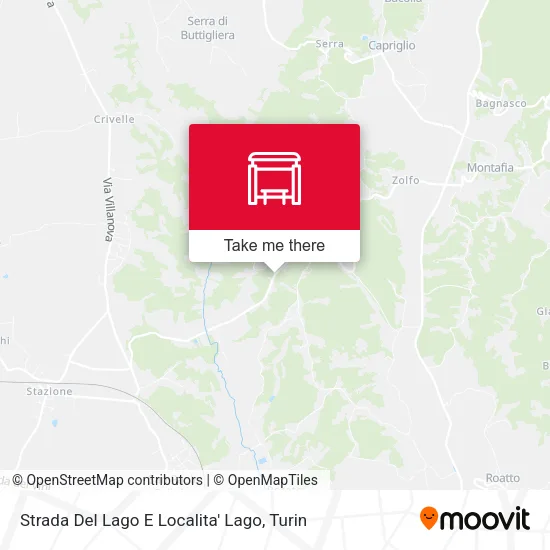 Strada Del Lago E Localita' Lago map