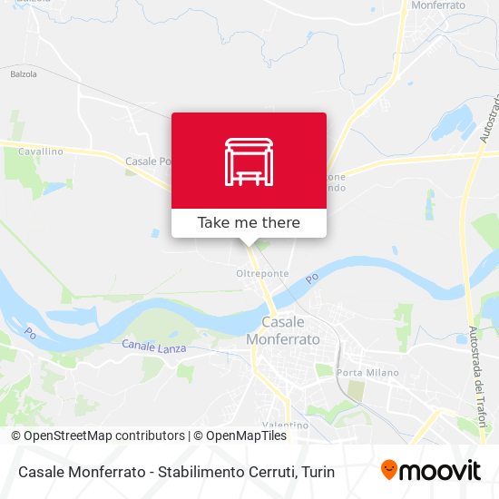 Casale Monferrato - Stabilimento Cerruti map