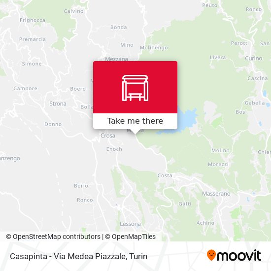 Casapinta - Via Medea Piazzale map
