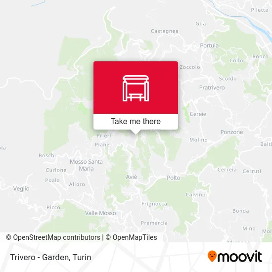 Trivero - Garden map