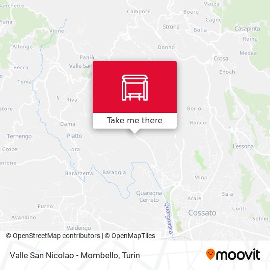 Valle San Nicolao - Mombello map