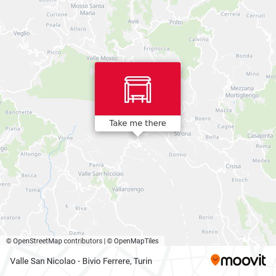 Valle San Nicolao - Bivio Ferrere map