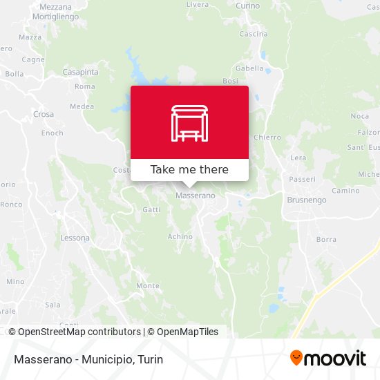 Masserano - Municipio map