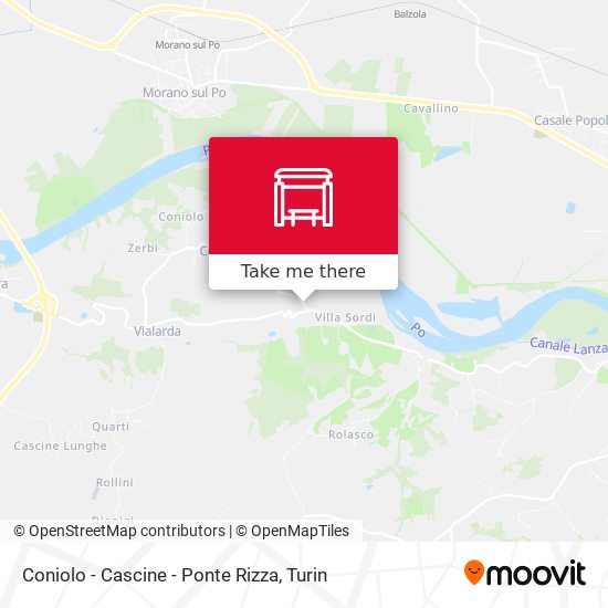Coniolo - Cascine - Ponte Rizza map
