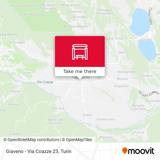 Giaveno - Via Coazze  23 map