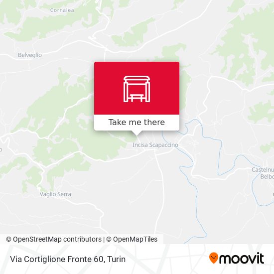 Via Cortiglione Fronte 60 map