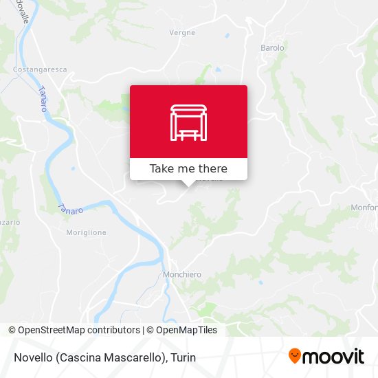 Novello (Cascina Mascarello) map
