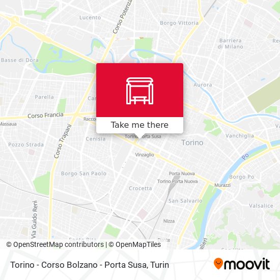 Torino - Corso Bolzano - Porta Susa map