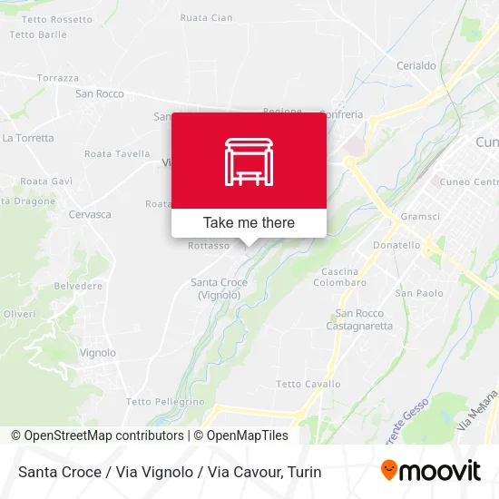 Santa Croce / Via Vignolo / Via Cavour map