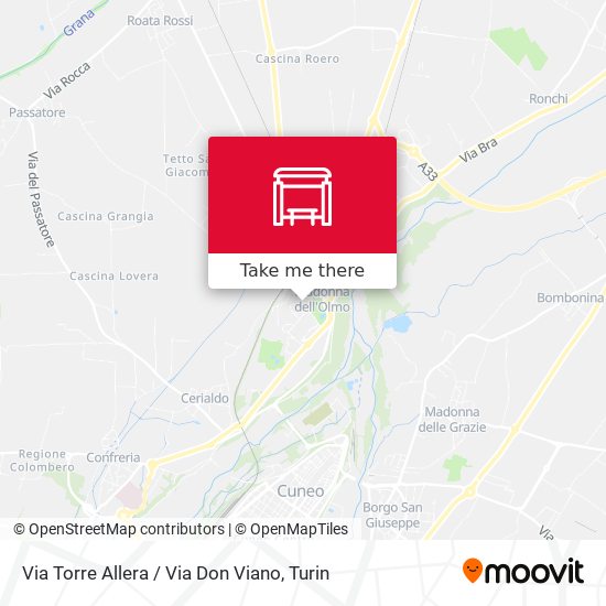 Via Torre Allera / Via Don Viano map
