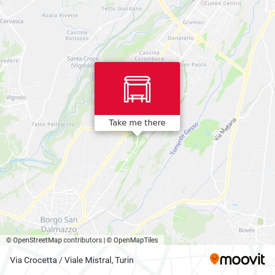 Via Crocetta / Viale Mistral map