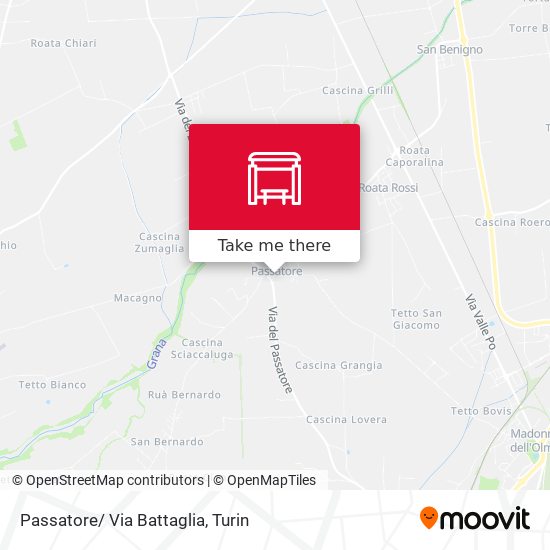 Passatore/ Via Battaglia map