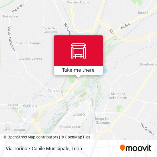 Via Torino / Canile Municipale map